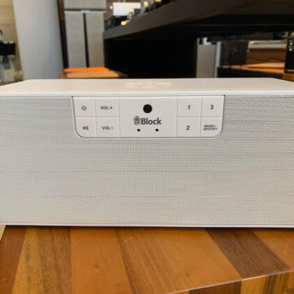 AUDIO-BLOCK, BLOCK B, STREAMING-MULTIROOM-NETZWERKLAUTSPRECHER, WEIß, EINZELSTÜCK
