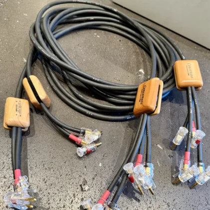 HMS - Concertato Lautsprecher Kabel - 2x4 M. Si-Bi-Wiring mit WBT Bananas - aus der Vorführung